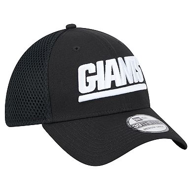 Men's New Era Black New York Giants Main Neo 39THIRTY Flex Hat