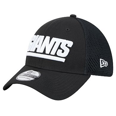Men's New Era Black New York Giants Main Neo 39THIRTY Flex Hat
