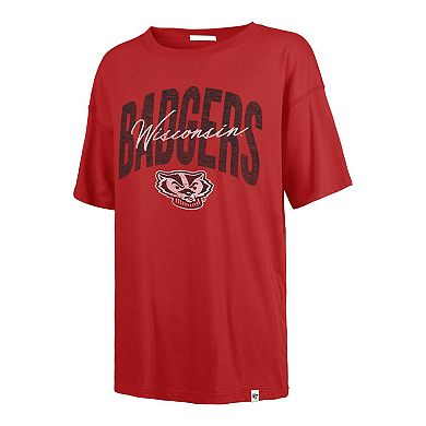 Women's '47 Red Wisconsin Badgers Muse Sadie T-Shirt
