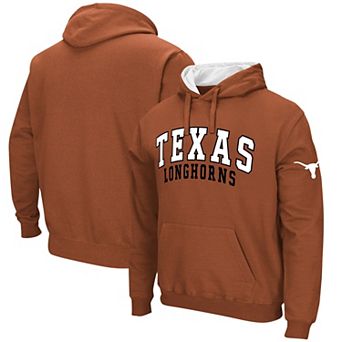 Men's Colosseum Texas Orange Texas Longhorns Double Arch Pullover Hoodie