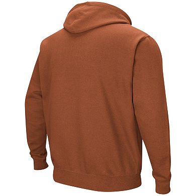Men's Colosseum Texas Orange Texas Longhorns Double Arch Pullover Hoodie
