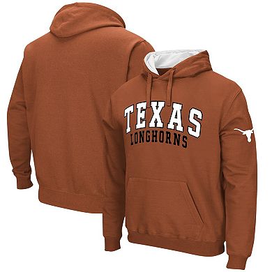 Men's Colosseum Texas Orange Texas Longhorns Double Arch Pullover Hoodie