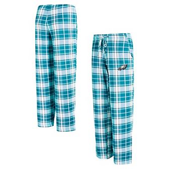 Women's Concepts Sport Midnight Green Philadelphia Eagles Ashford Plaid Knit Pants