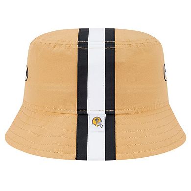 Men's New Era Gold New Orleans Saints Helmet Bucket Hat