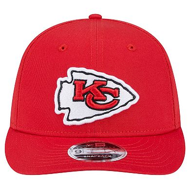 Men's New Era Red Kansas City Chiefs Main Low Profile 9FIFTY Snapback Hat