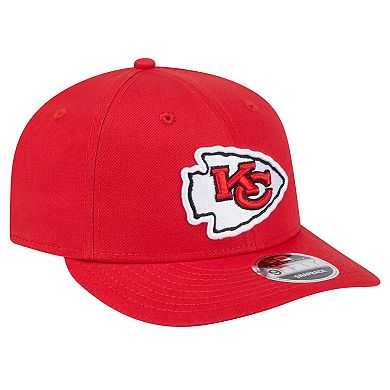 Men's New Era Red Kansas City Chiefs Main Low Profile 9FIFTY Snapback Hat