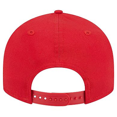 Men's New Era Red Kansas City Chiefs Main Low Profile 9FIFTY Snapback Hat