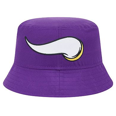 Men's New Era Purple Minnesota Vikings Helmet Bucket Hat