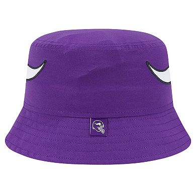 Men's New Era Purple Minnesota Vikings Helmet Bucket Hat