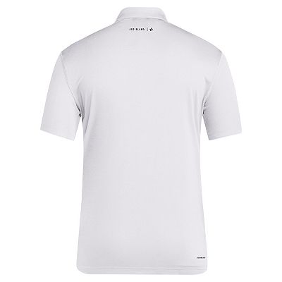 Men's adidas White Texas A&M Aggies 2024 Coaches AEROREADY Polo