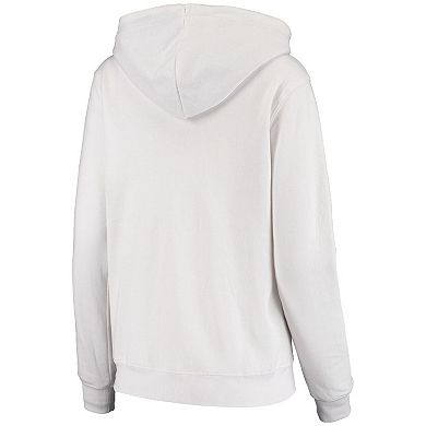 Women's Colosseum White Notre Dame Fighting Irish Loud and Proud Pullover Hoodie