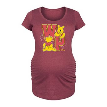 Disney's Winnie The Pooh Maternity Collegiate Letters Graphic Tee