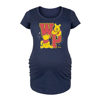 Disney's Winnie The Pooh Maternity Collegiate Letters Graphic Tee