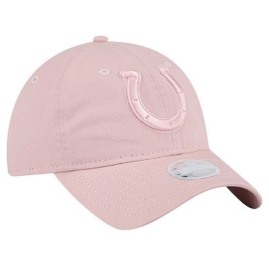 Women's New Era Light Pink Indianapolis Colts Main 9TWENTY Adjustable Hat