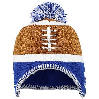Toddler Fanatics Brown Kentucky Wildcats Football Head Knit Hat with Pom