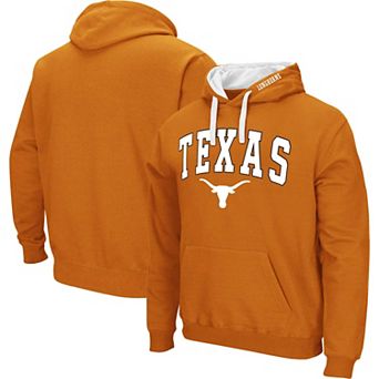 Men's Colosseum Texas Orange Texas Longhorns Big & Tall Arch & Logo 2.0 Pullover Hoodie