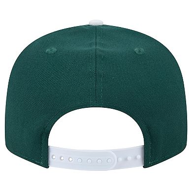 Men's New Era Forest Green Michigan State Spartans Two-Tone 9FIFTY Snapback Hat