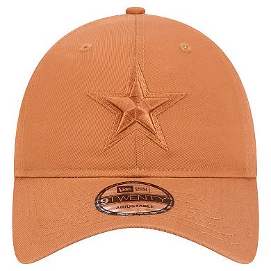 Men's New Era Brown Dallas Cowboys Tonal Color Pack 9TWENTY Adjustable Hat