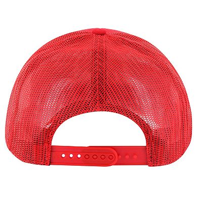 Men's '47 Red Wisconsin Badgers Pitstop Trucker Adjustable Hat