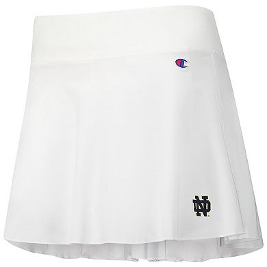 Women's Champion White Notre Dame Fighting Irish Tailgate Soft Touch Skort