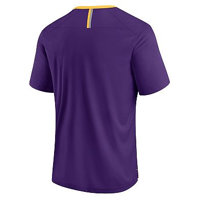 Men's Fanatics Purple Minnesota Vikings Defender Fade Slant T-Shirt