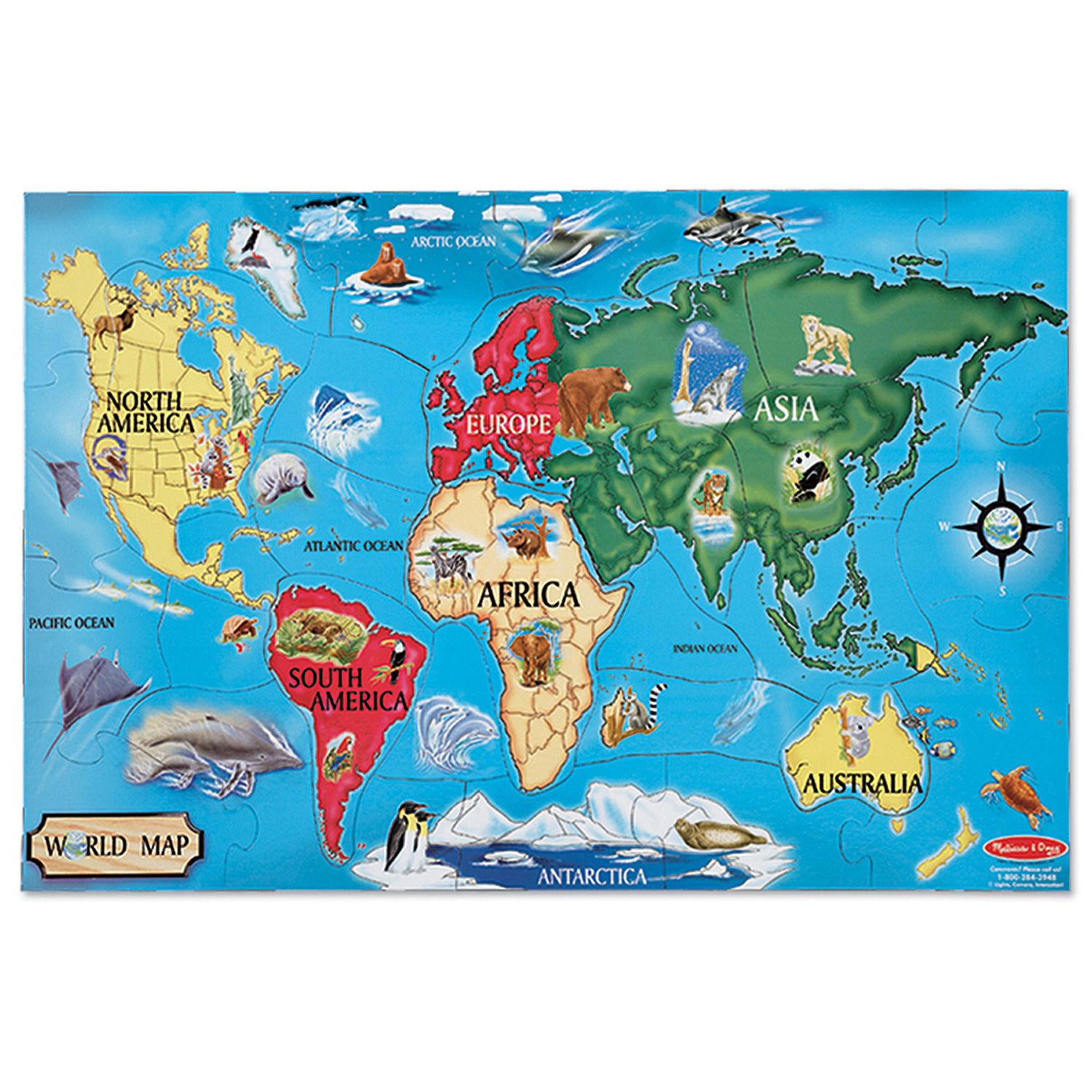 melissa and doug all american usa floor puzzle