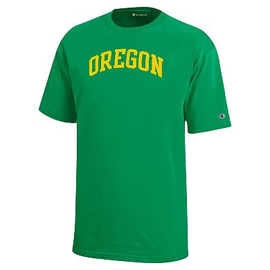 Youth Champion Green Oregon Ducks Team Arch T-Shirt