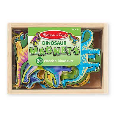 Melissa & Doug Magnetic Wooden Dinosaur Set