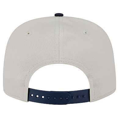 Men's New Era Cream Boston Red Sox Iron Golfer Snapback Hat