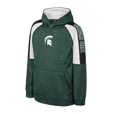 Youth Colosseum Green Michigan State Spartans Pullover Hoodie