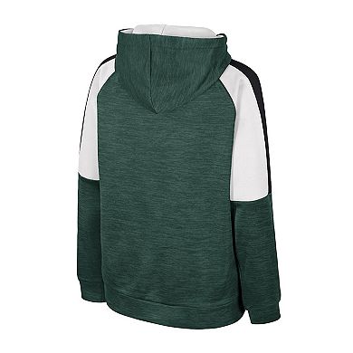 Youth Colosseum Green Michigan State Spartans Pullover Hoodie