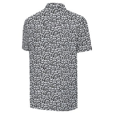 Men's Antigua Gray/Black Orlando City SC Seasons Polo