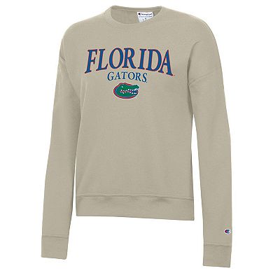 Women's Champion Tan Florida Gators Powerblend Pullover Sweatshirt