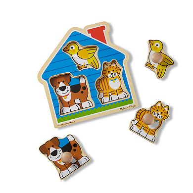 Melissa & Doug House Pets Jumbo Knob Puzzle