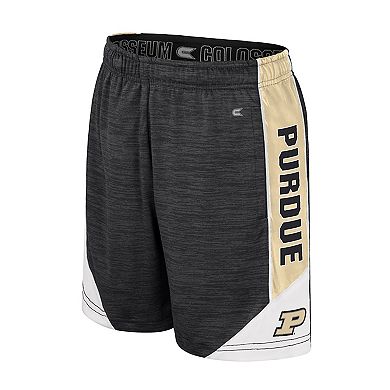 Youth Colosseum Black Purdue Boilermakers Athletic Shorts