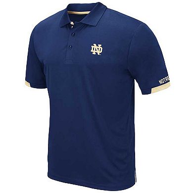 Men's Colosseum Navy Notre Dame Fighting Irish Big & Tall Santry Polo