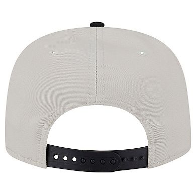 Men's New Era Stone/Black Las Vegas Raiders Athletic Golfer Snapback Hat