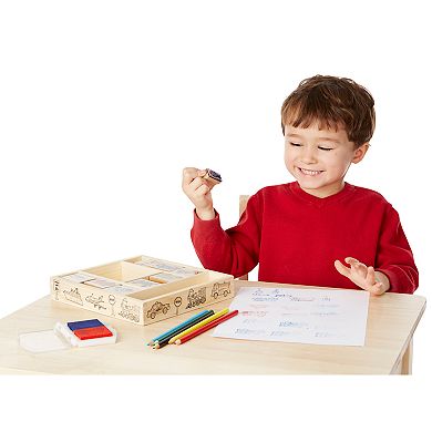 Melissa and Doug Vehicles Stamp Set