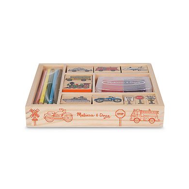 Melissa and Doug Vehicles Stamp Set