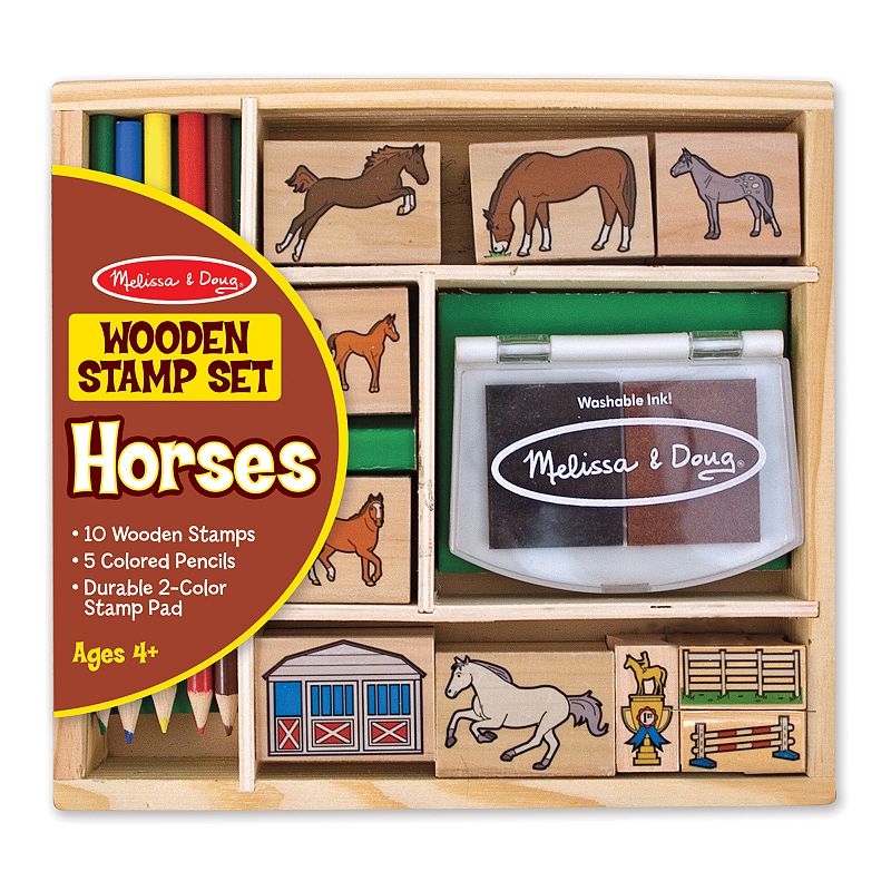 91401387 Melissa & Doug Horses Stamp Set, Multicolor sku 91401387