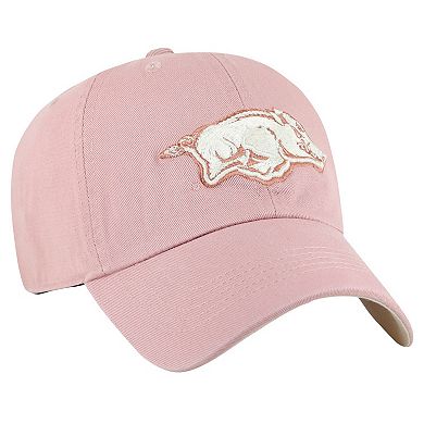Women's '47 Light Pink Arkansas Razorbacks Dusty Miata Clean Up Adjustable Hat