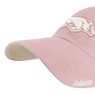 Women's '47 Light Pink Arkansas Razorbacks Dusty Miata Clean Up Adjustable Hat