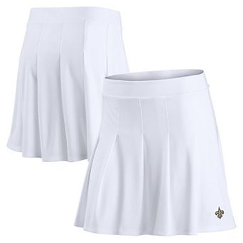 Women's Fanatics White New Orleans Saints Primary Logo Tennis Skort