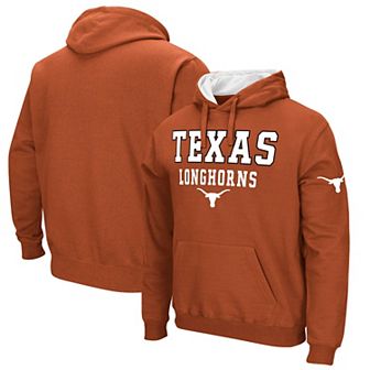 Men's Colosseum Burnt Orange Texas Longhorns Sunrise Pullover Hoodie