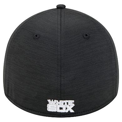 Men's New Era Black Chicago White Sox Tech 39THIRTY Flex Hat