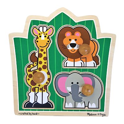 Melissa Doug Jungle Friends Jumbo Knob Puzzle
