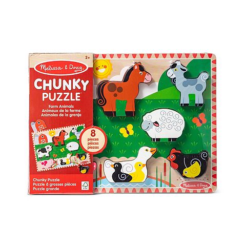 Детские игрушки Melissa & Doug Farm Chunky Puzzle