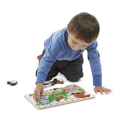Melissa and Doug Farm Chunky Puzzle