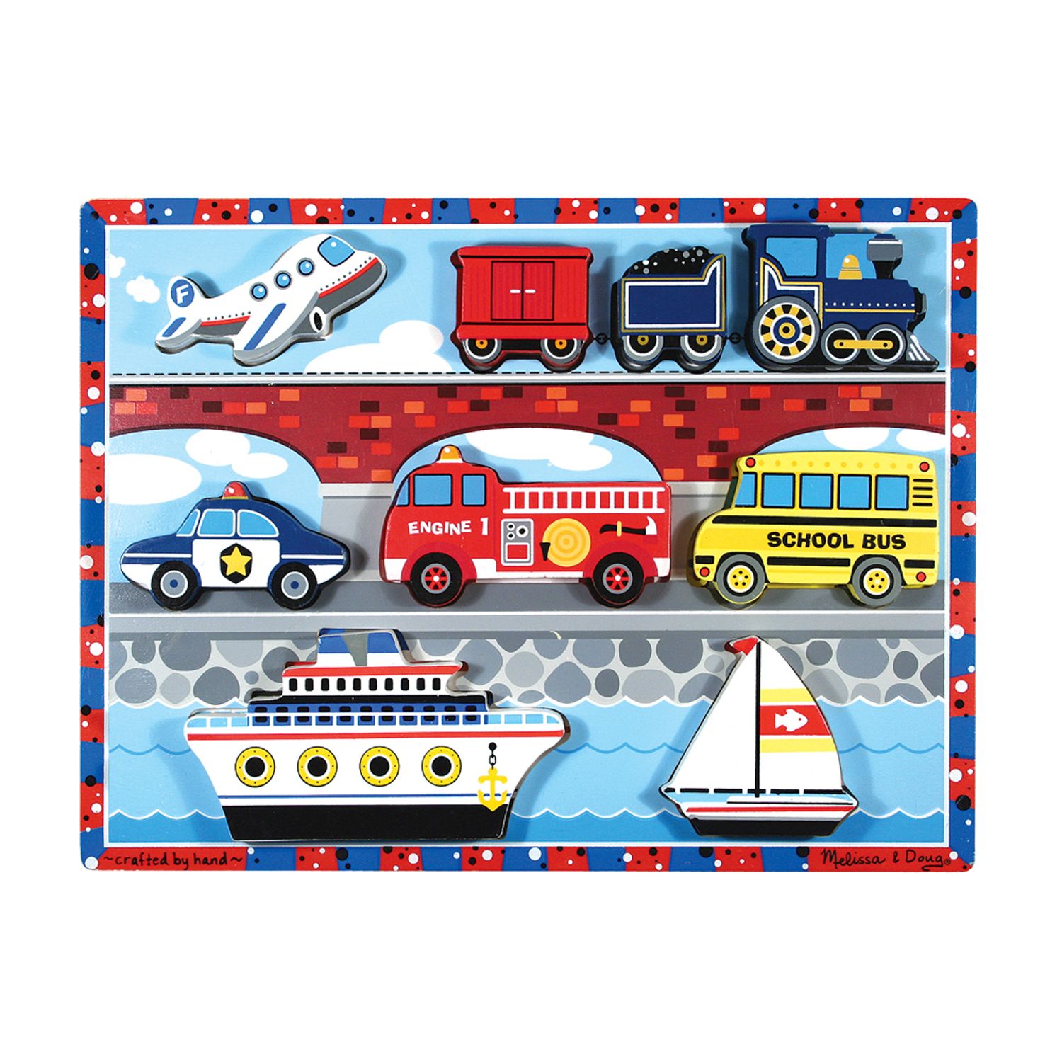 melissa and doug vehicle puzzle