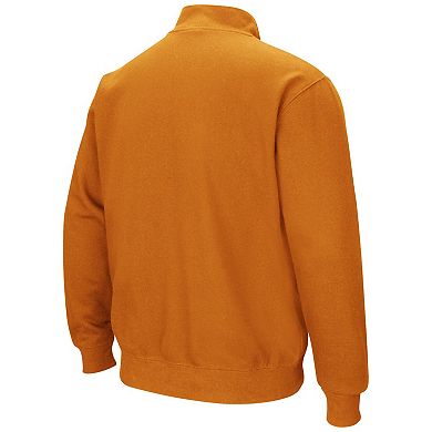 Men's Colosseum Texas Orange Texas Longhorns Tortugas Quarter-Zip Sweatshirt